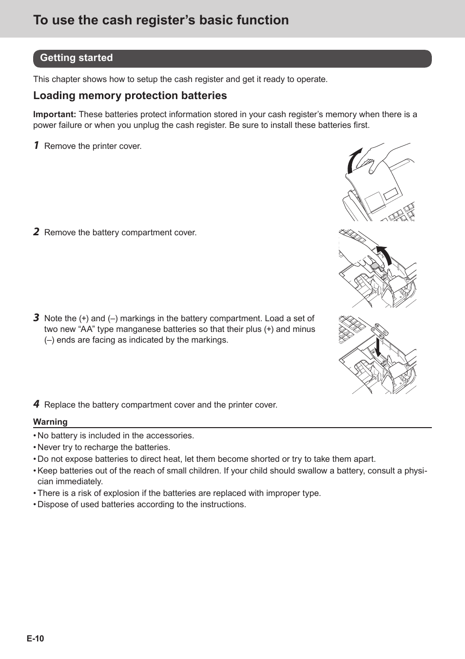 Casio SE-C3500 Manual User Manual | Page 10 / 136