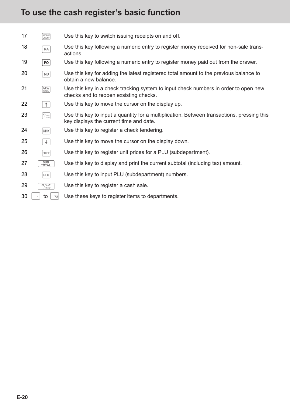 Casio SE-C3500 Manual User Manual | Page 20 / 136