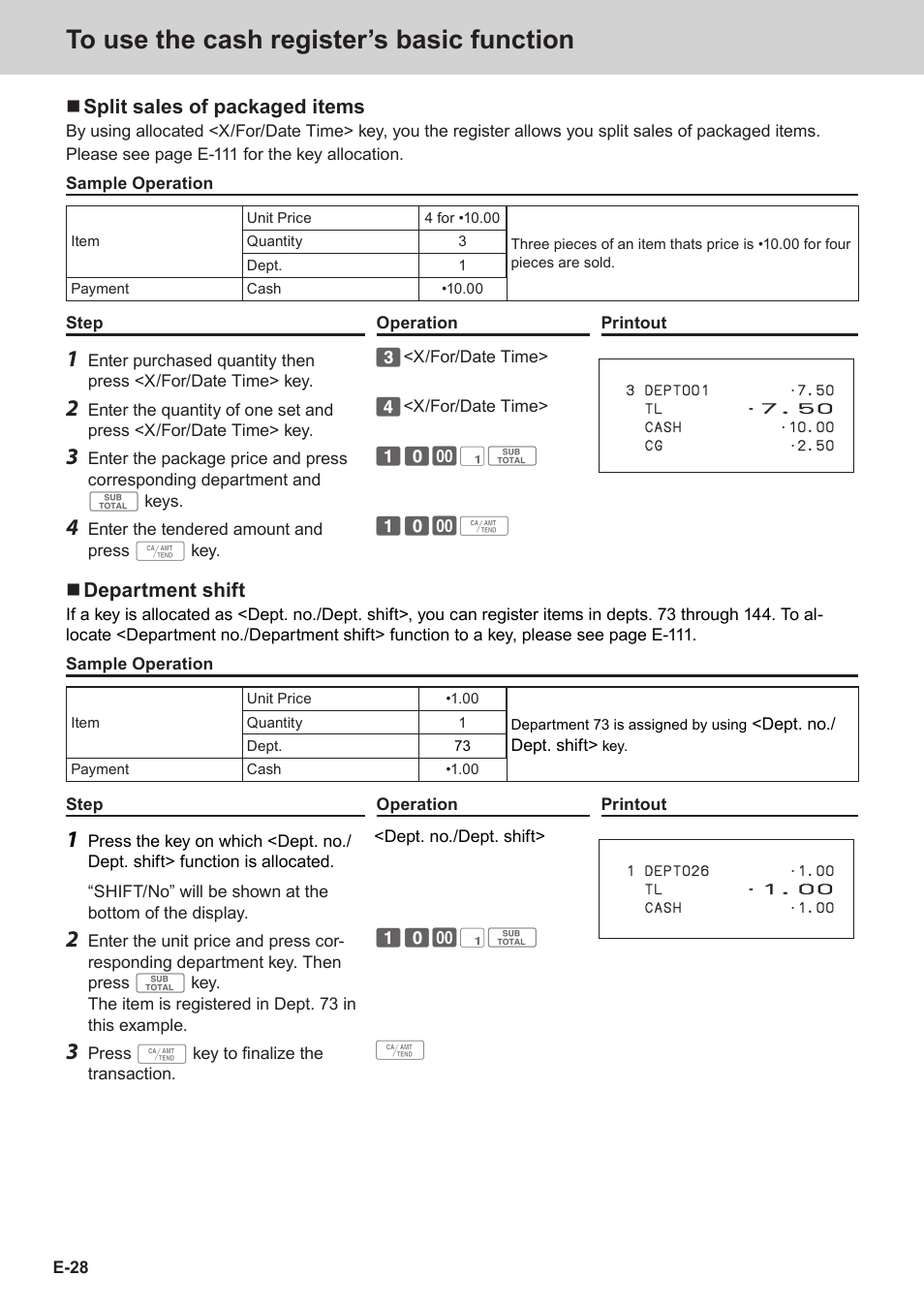 Casio SE-C3500 Manual User Manual | Page 28 / 136