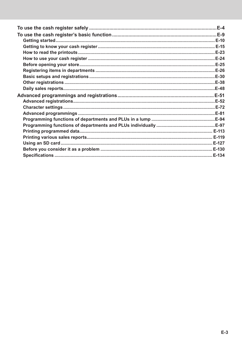 Casio SE-C3500 Manual User Manual | Page 3 / 136