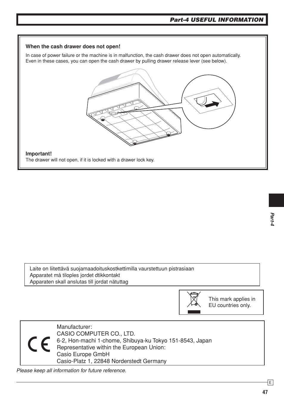 Casio SE-S10 Manual User Manual | Page 47 / 48