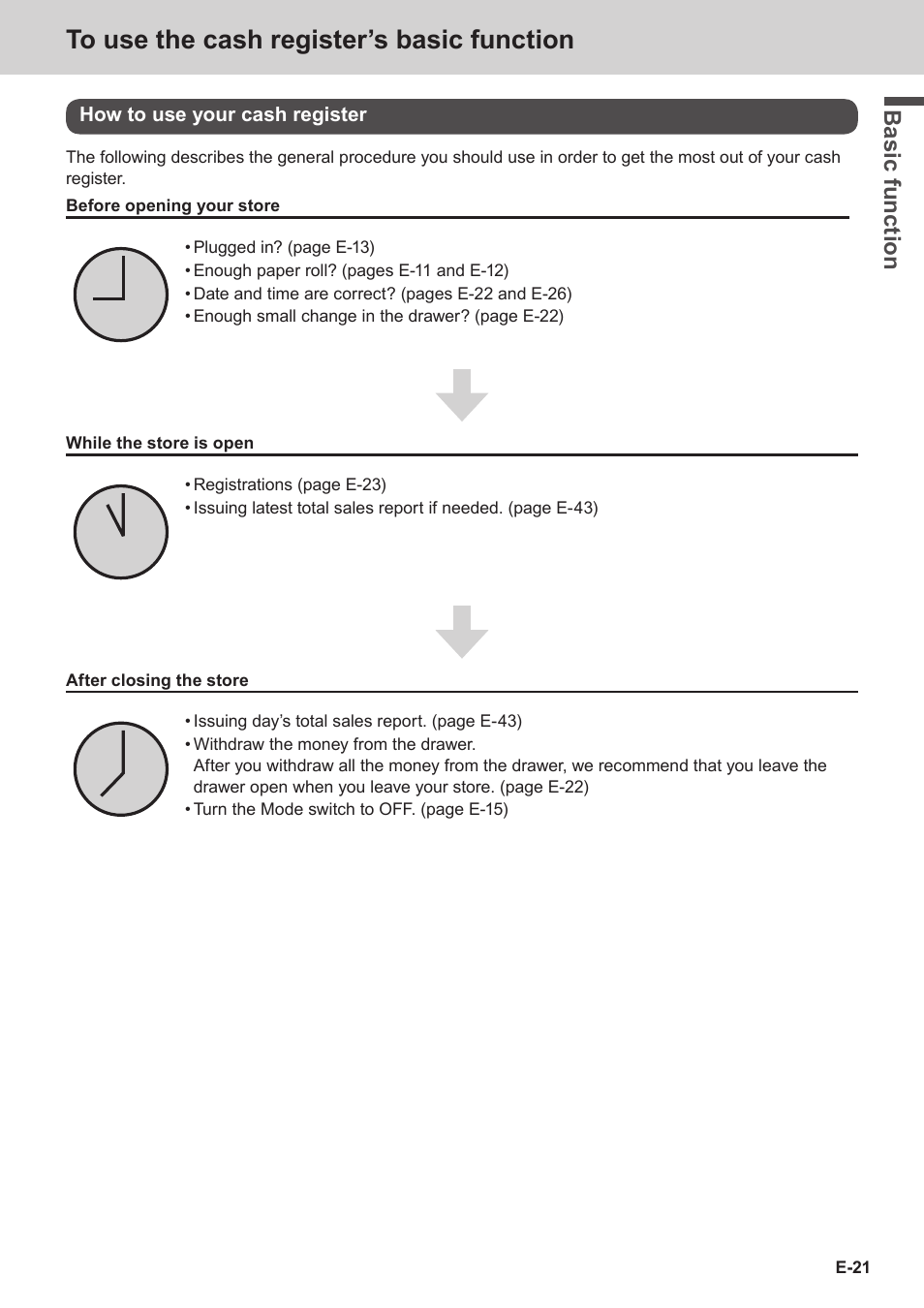 Bas ic fu nc tion | Casio SE-S3000 Manual User Manual | Page 21 / 112