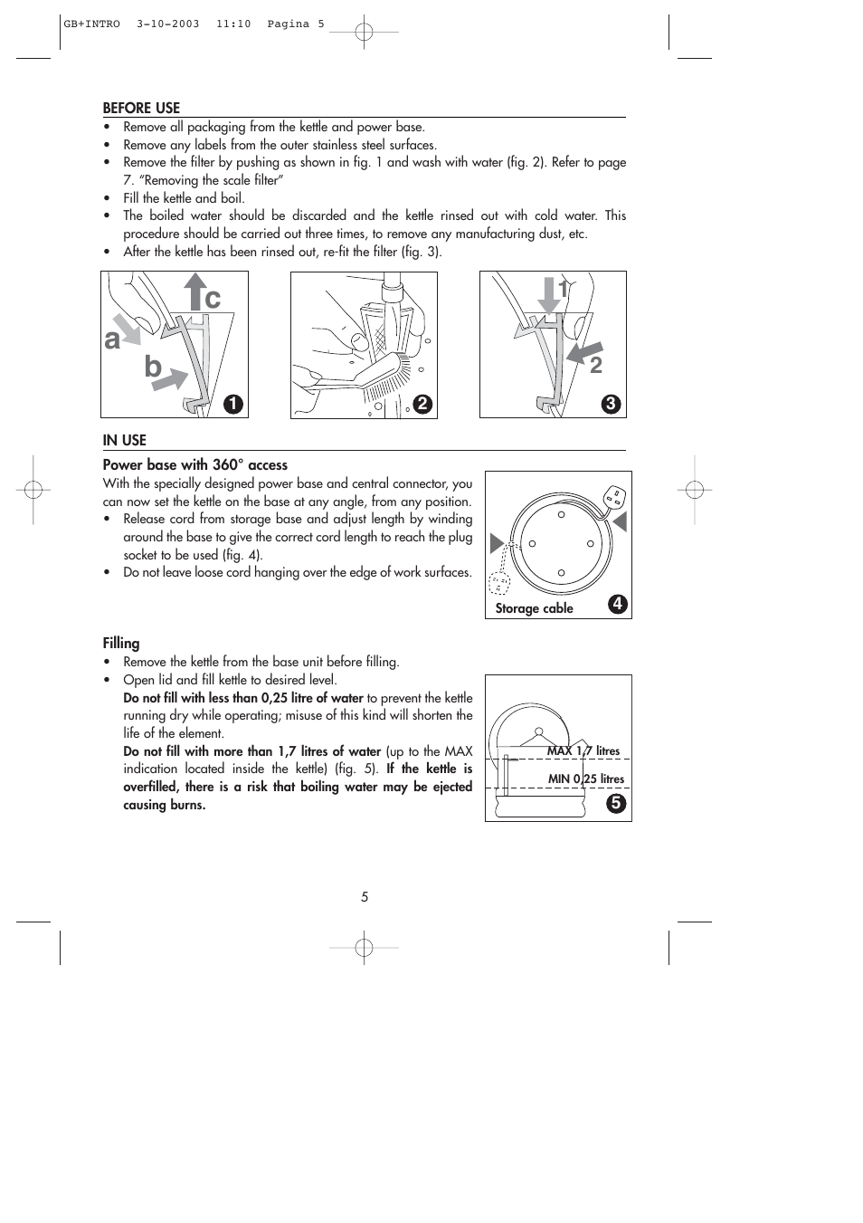 Ac b | DeLonghi ME 28 User Manual | Page 5 / 7