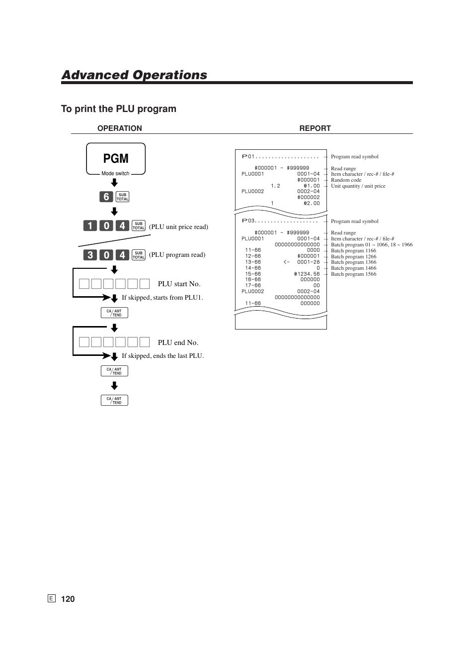 Advanced operations | Casio SE-S6000 User Manual | Page 121 / 134