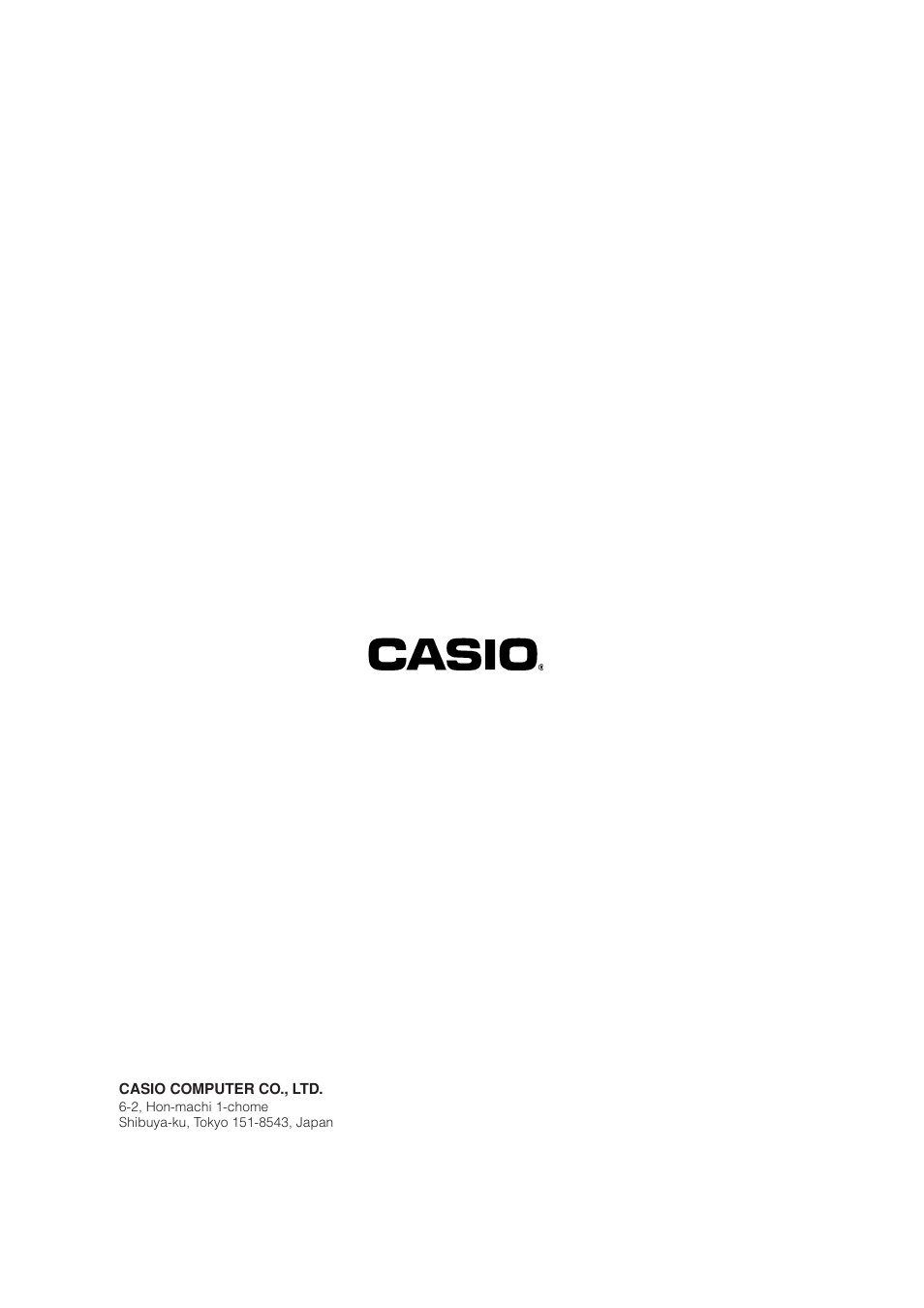 Casio SE-S6000 User Manual | Page 2 / 134