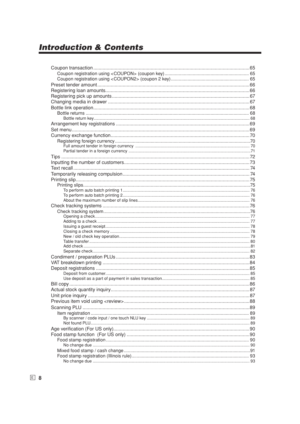 Introduction & contents | Casio SE-S6000 User Manual | Page 9 / 134