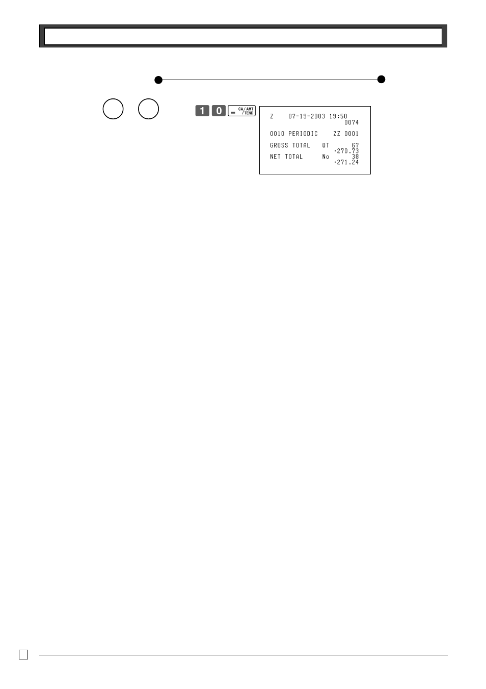 2-2 periodic read/reset report, Z? p | Casio TE-M80 User Manual | Page 18 / 40