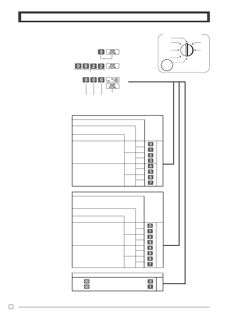 7 general features, Co ?nxx o ??? p o, 7-1 to set general controls | Casio TE-M80 User Manual | Page 22 / 40