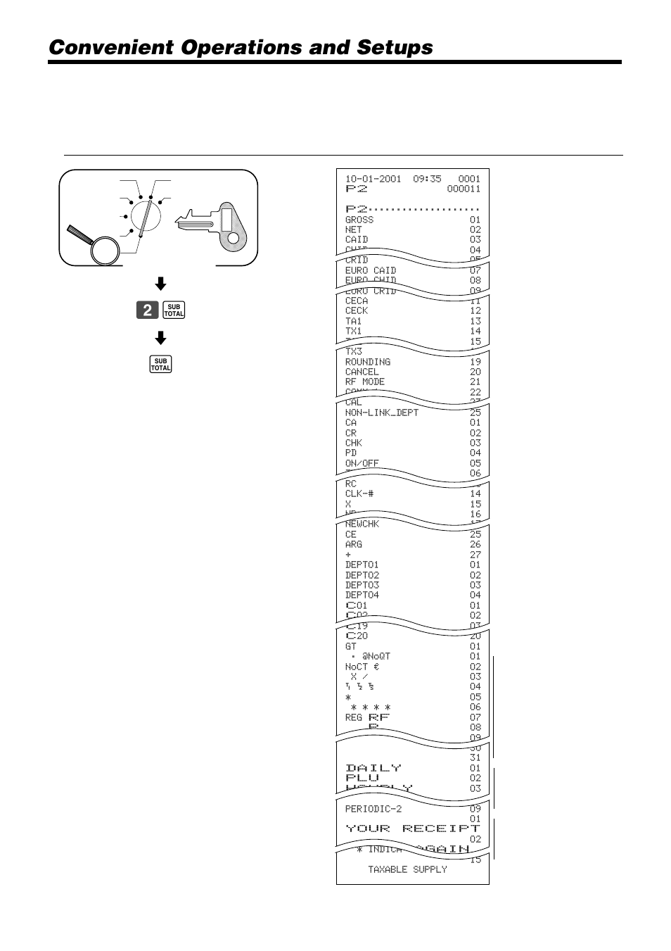 Convenient operations and setups, Mode switch | Casio TK-810 User Manual | Page 100 / 116