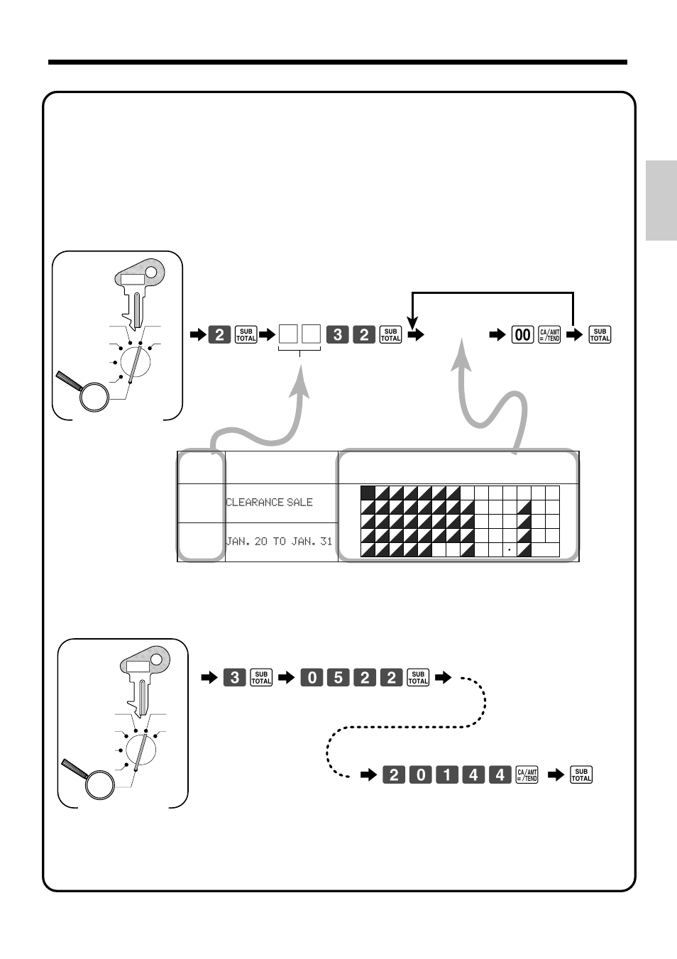 Getting started 6 2 s 6, 32 s 6, 6 –a 6 s | Characters, Mode switch, Setting the bottom message you want, For more details, please refer page 56 | Casio TK-810 User Manual | Page 17 / 116