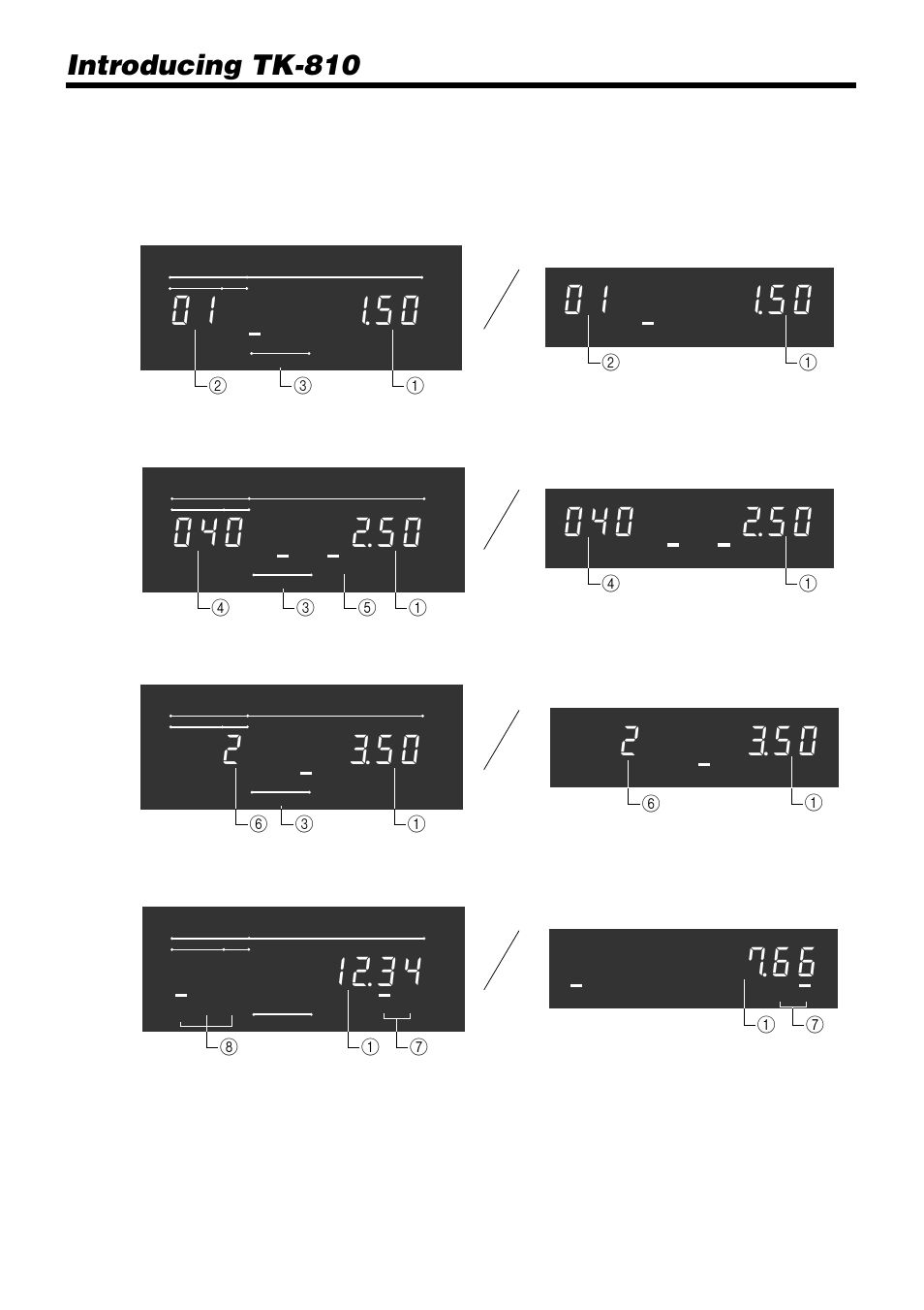 Introducing tk-810, Displays | Casio TK-810 User Manual | Page 20 / 116