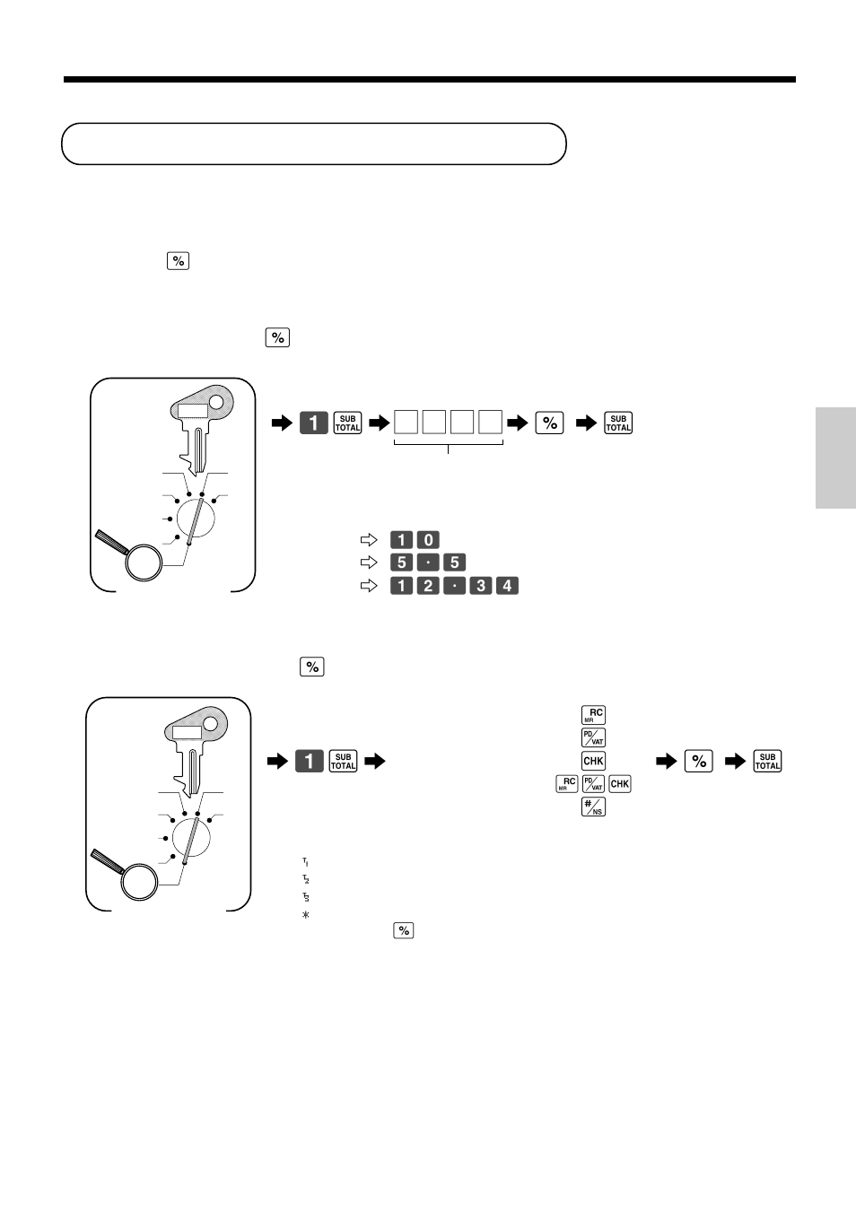 Preparing and using discounts | Casio TK-810 User Manual | Page 35 / 116