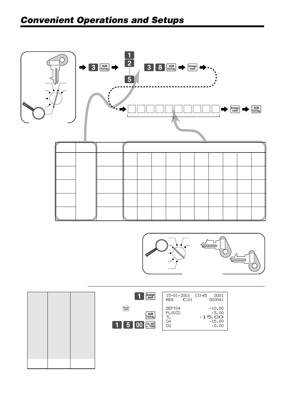 Convenient operations and setups, 63 s 6, 6 q 6 s | 1q s 15- a | Casio TK-810 User Manual | Page 82 / 116