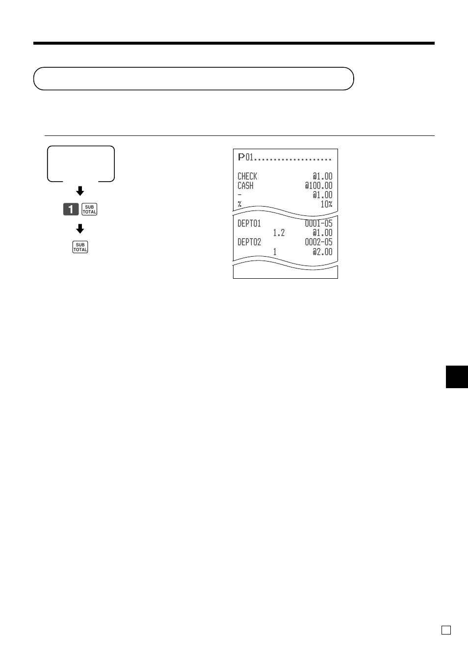 Reading the cash register's program, Ad v anced operations | Casio TK-3200 User Manual | Page 103 / 118