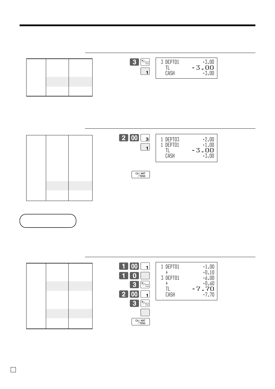 Addition, Advanced operations, Addition (plus) | # ! f | Casio TK-3200 User Manual | Page 58 / 118