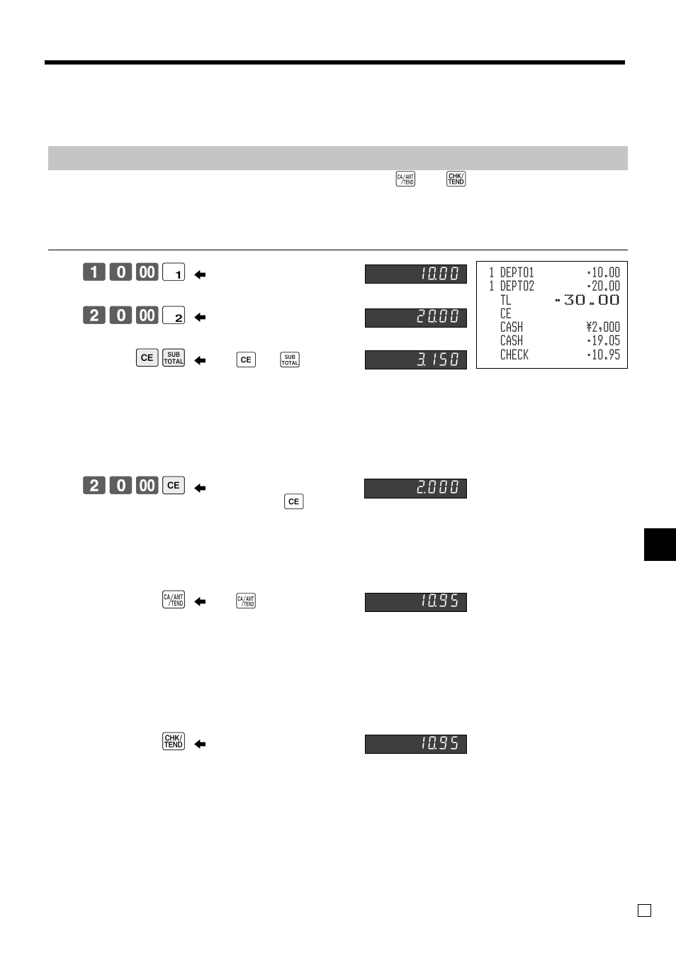 Ad v anced operations, ! 20- " es 20- e a k | Casio TK-3200 User Manual | Page 67 / 118