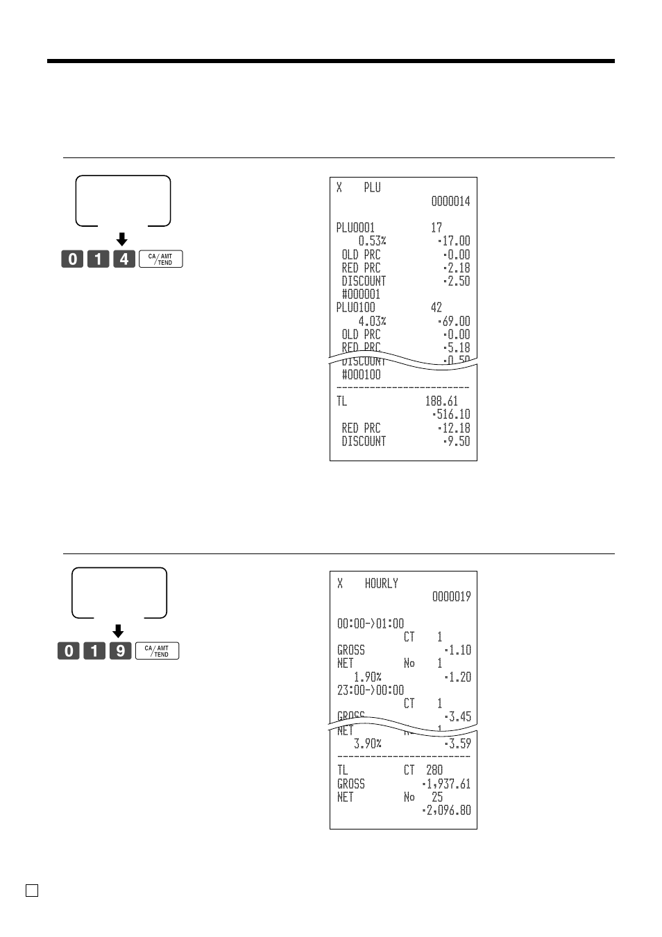 Advanced operations, X1/z1, 019 f | 014 f | Casio TK-3200 User Manual | Page 98 / 118