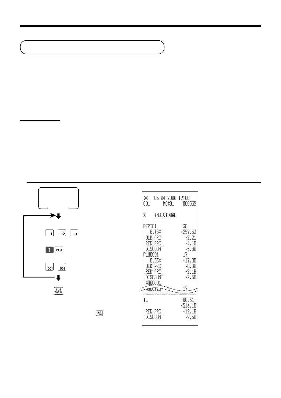 Printing read/reset reports, Advanced operations, Daily sales read report (“x1” mode) | Daily sales reset report (“z1” mode) | Casio TK-7000 User Manual | Page 102 / 132