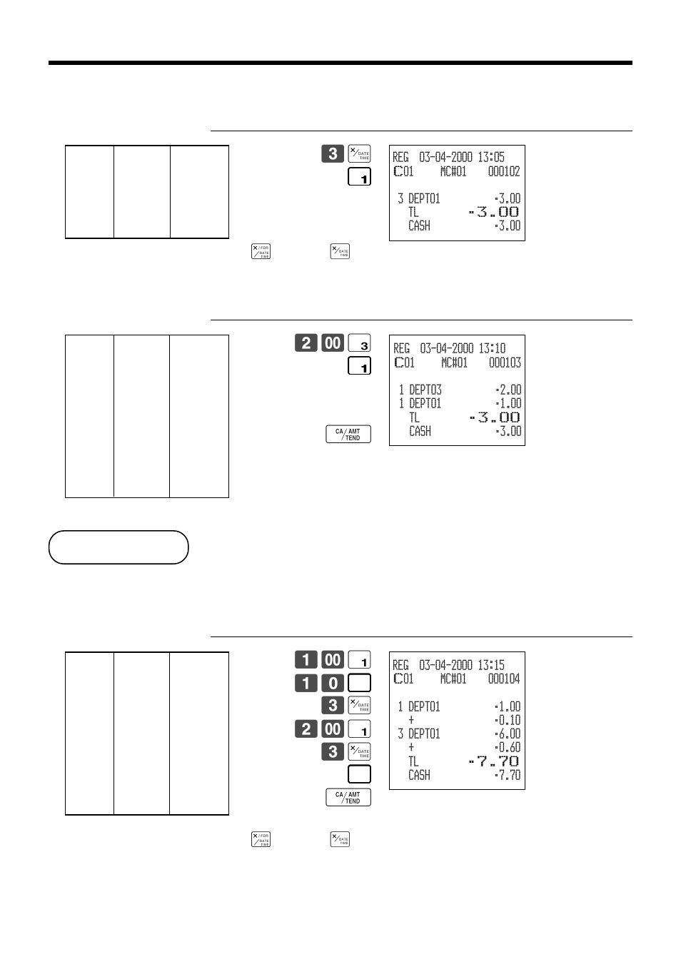 Addition, Advanced operations, Addition (plus) | # ! ! ! ! ! f | Casio TK-7000 User Manual | Page 56 / 132