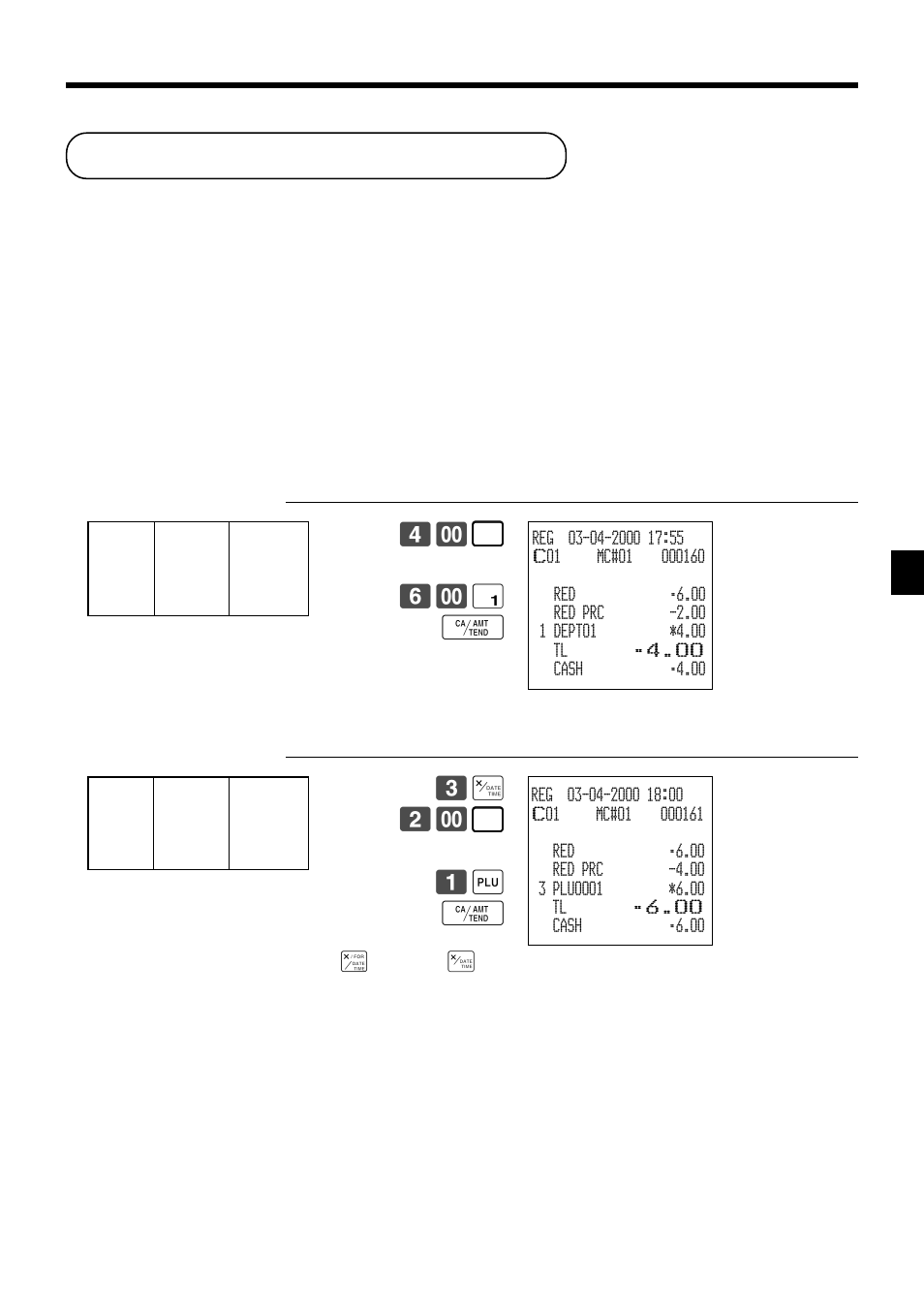 Price reductions (red price), Advanced operations | Casio TK-7000 User Manual | Page 87 / 132