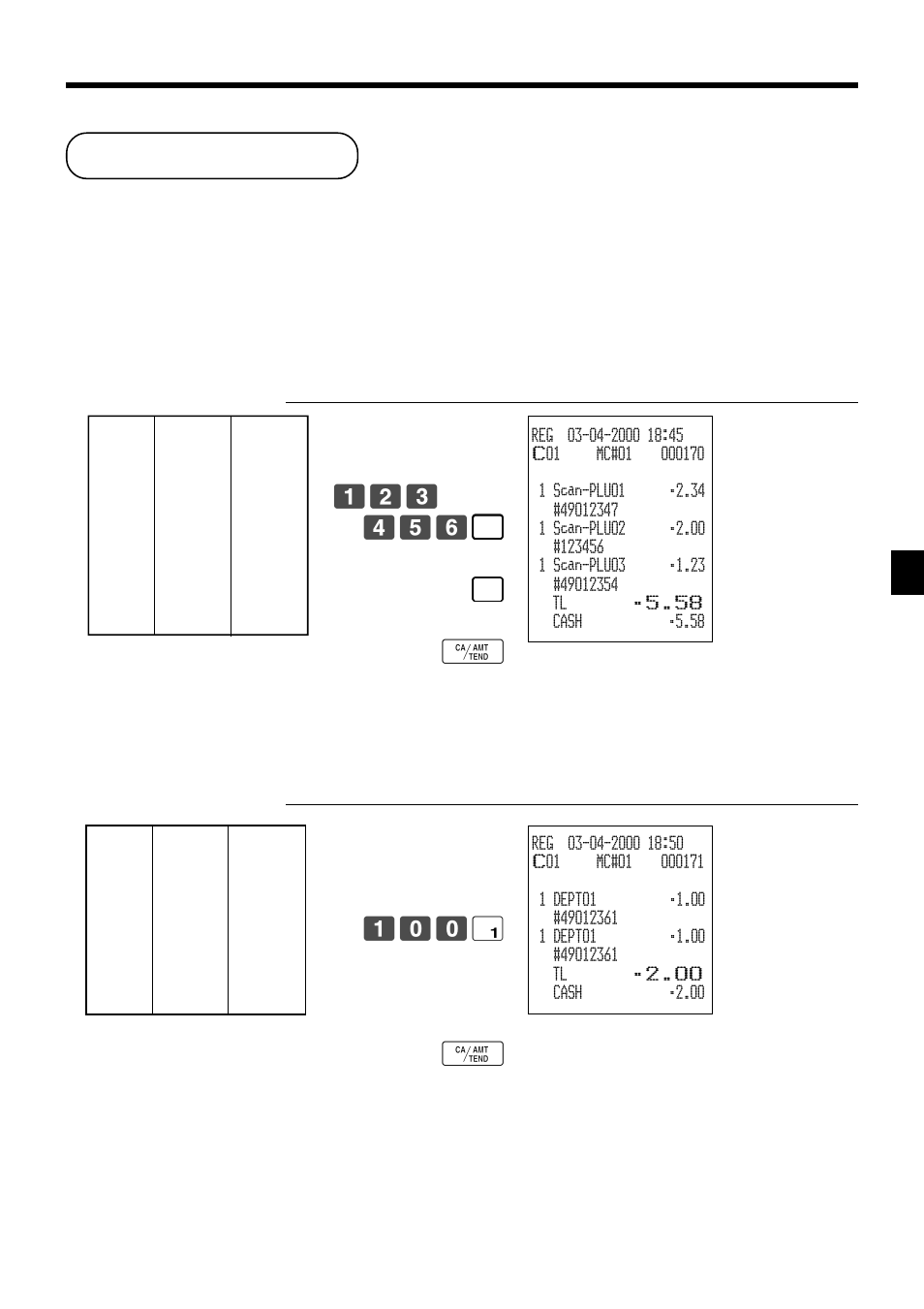 Scanning plu, Advanced operations, Item registration | Casio TK-7000 User Manual | Page 93 / 132