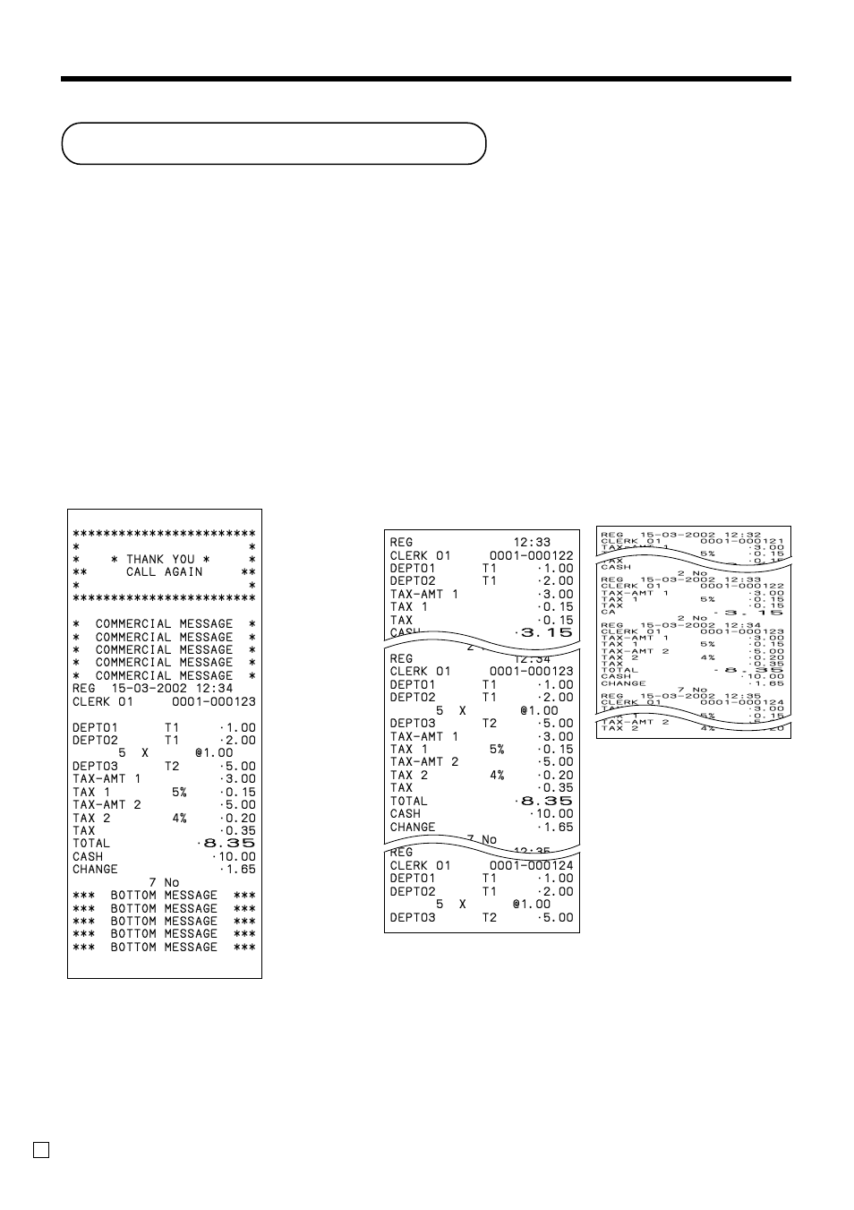 How to read the printouts, Basic operations and setups | Casio TK-T200 User Manual | Page 22 / 104