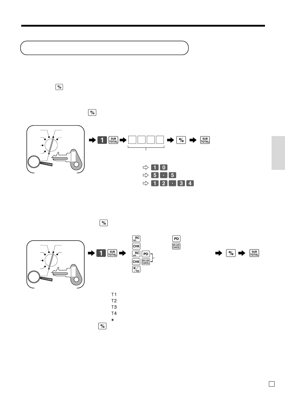 Preparing and using discounts | Casio TK-T200 User Manual | Page 33 / 104