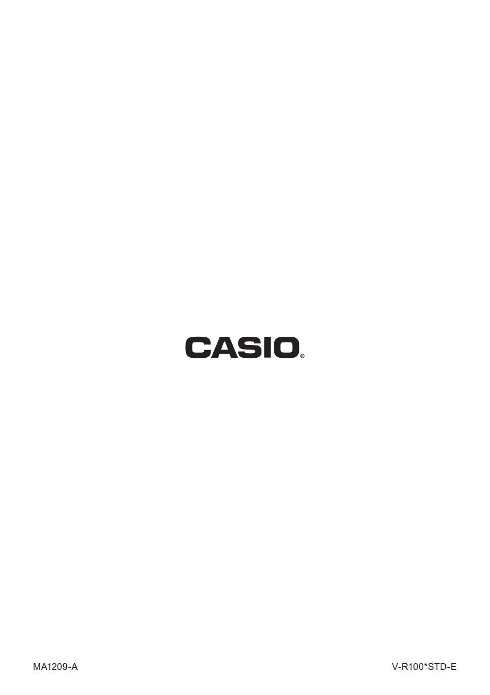 Casio V-R100 User Manual | Page 36 / 36
