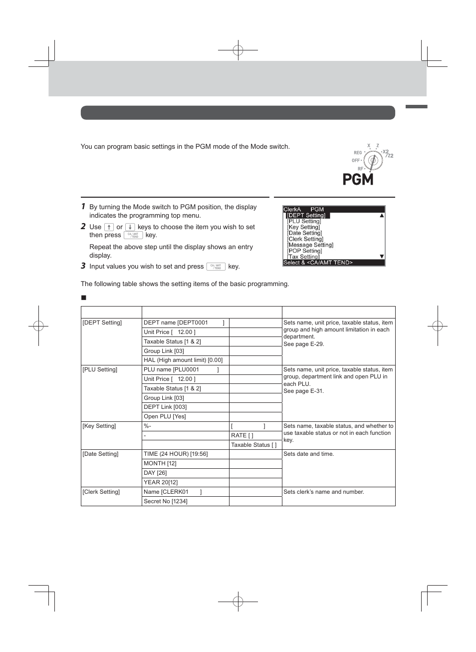 Ba sic func tion | Casio PCR-T500 User Manual | Page 27 / 102