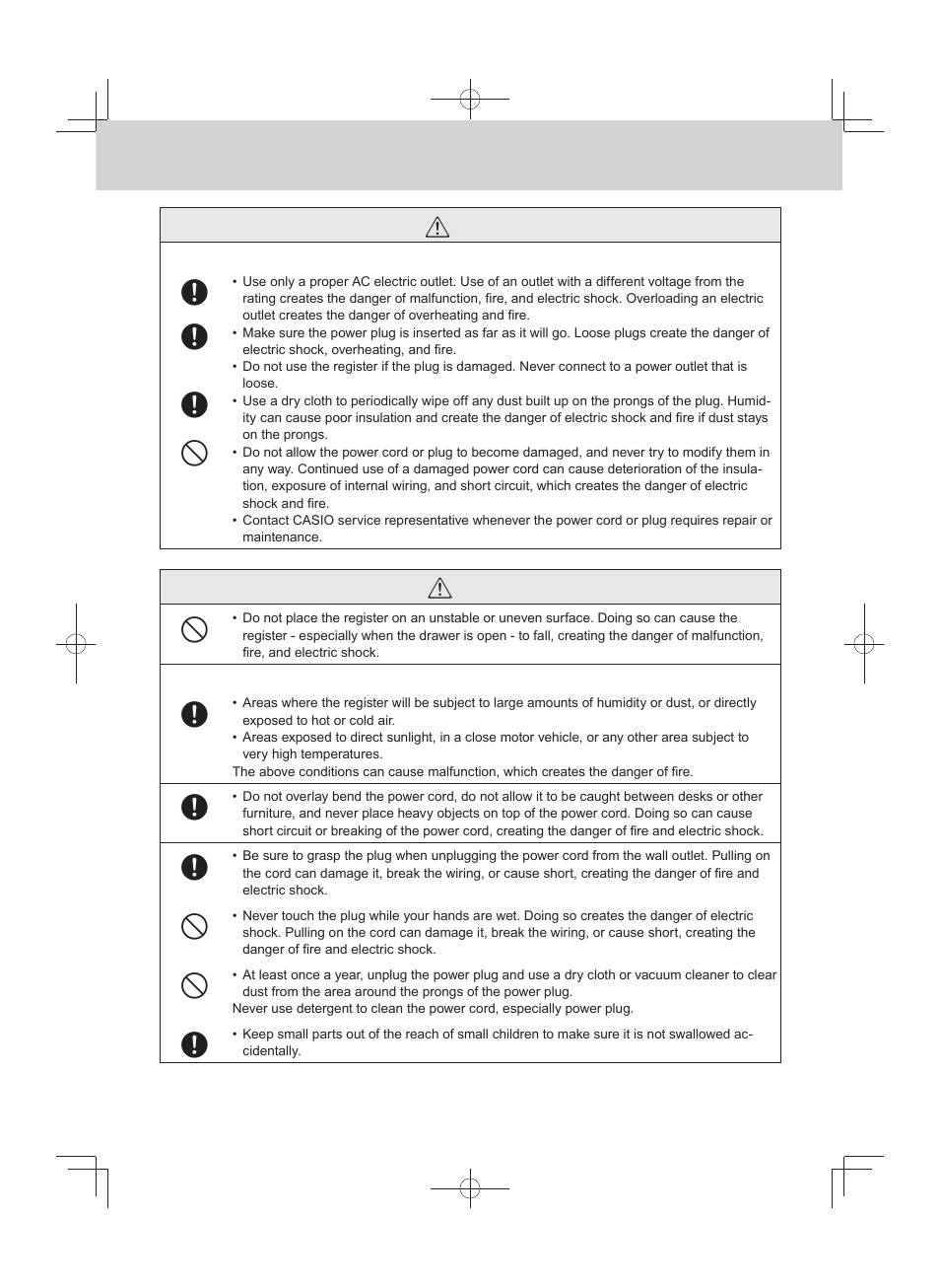 Casio PCR-T500 User Manual | Page 5 / 102