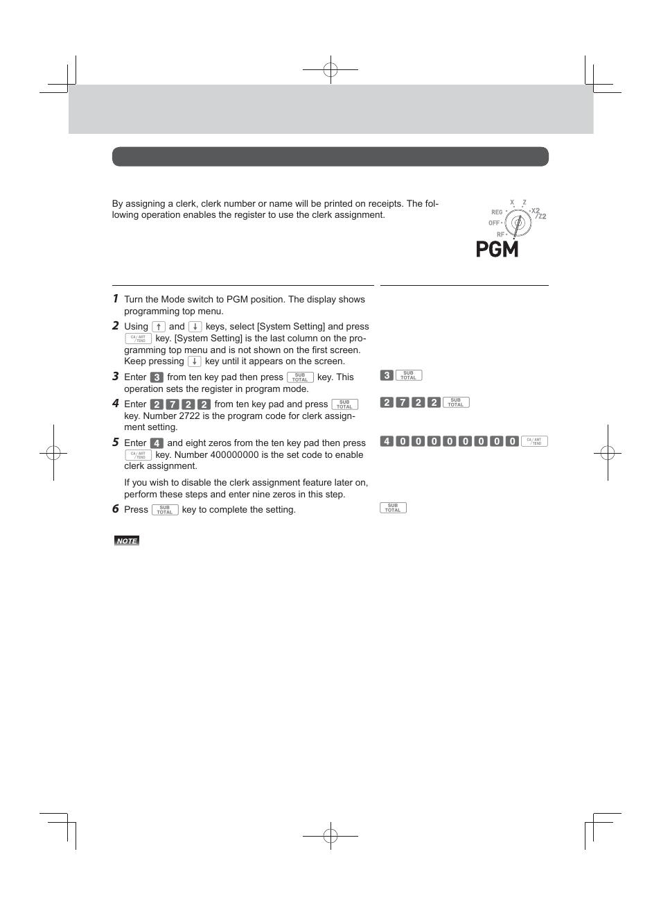 Advanced programmings and registrations | Casio PCR-T500 User Manual | Page 50 / 102