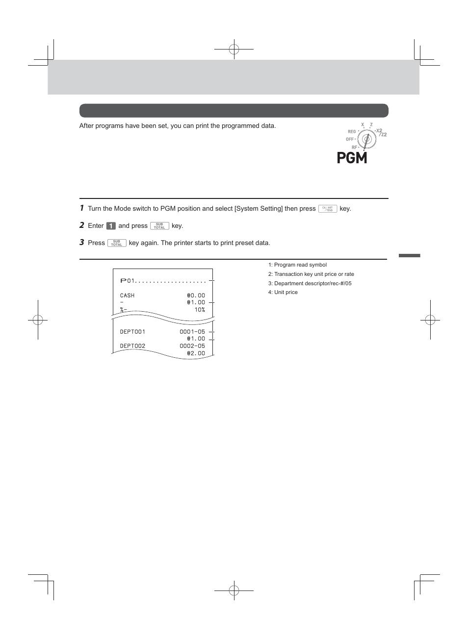 Advanced programmings and registrations | Casio PCR-T500 User Manual | Page 83 / 102