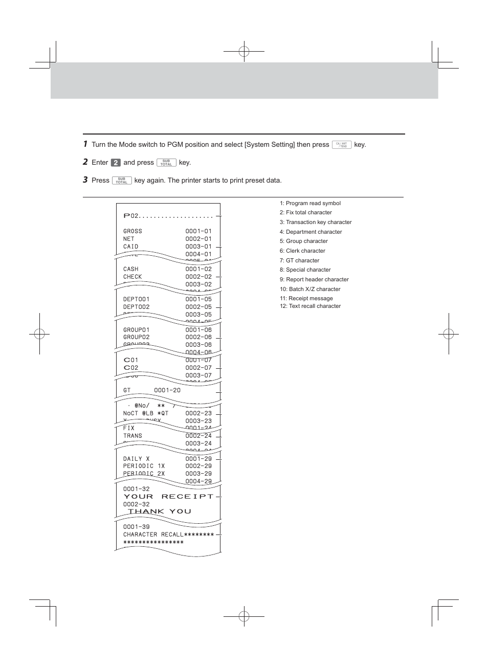 Advanced programmings and registrations | Casio PCR-T500 User Manual | Page 84 / 102