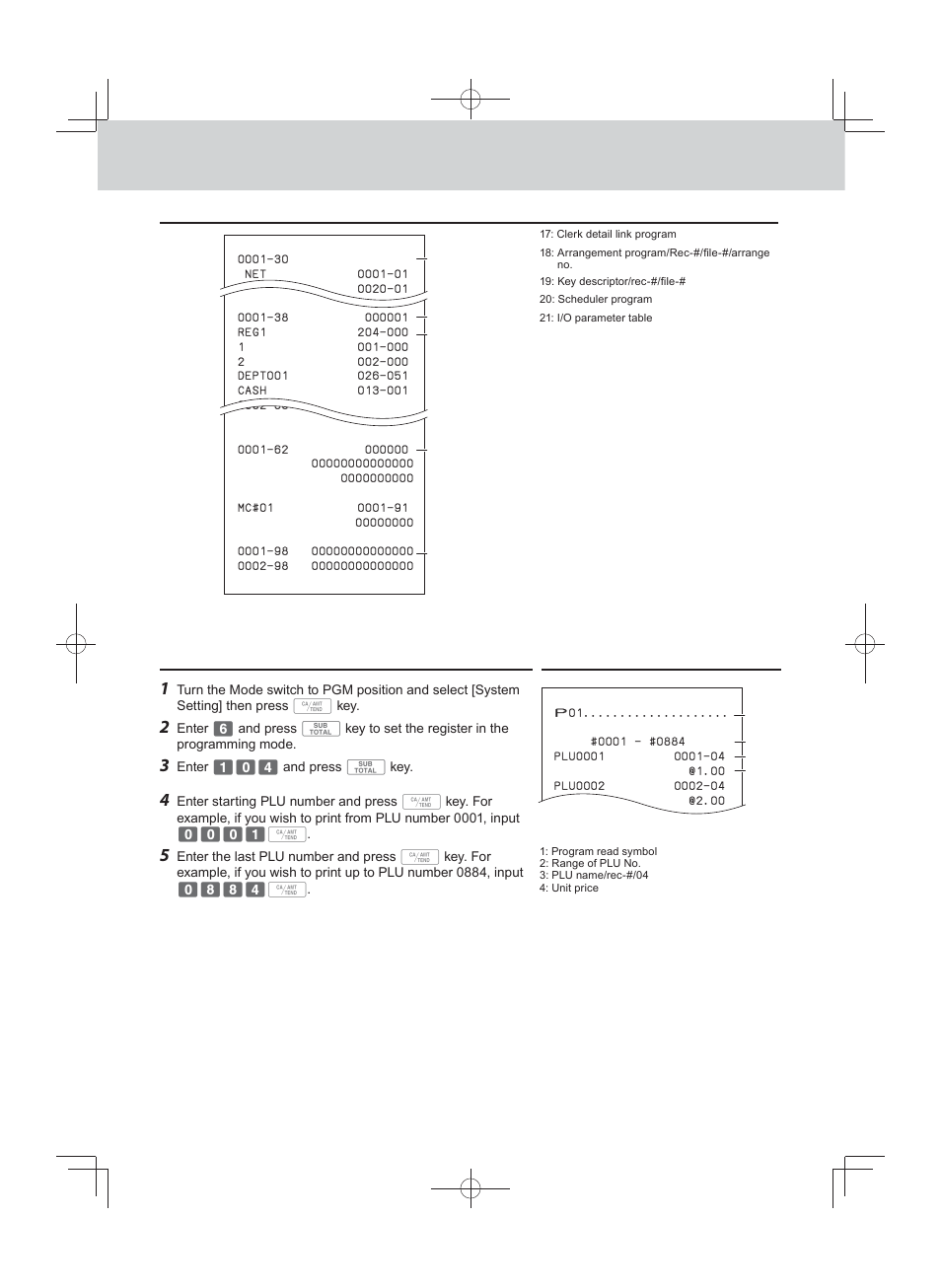 Advanced programmings and registrations | Casio PCR-T500 User Manual | Page 86 / 102