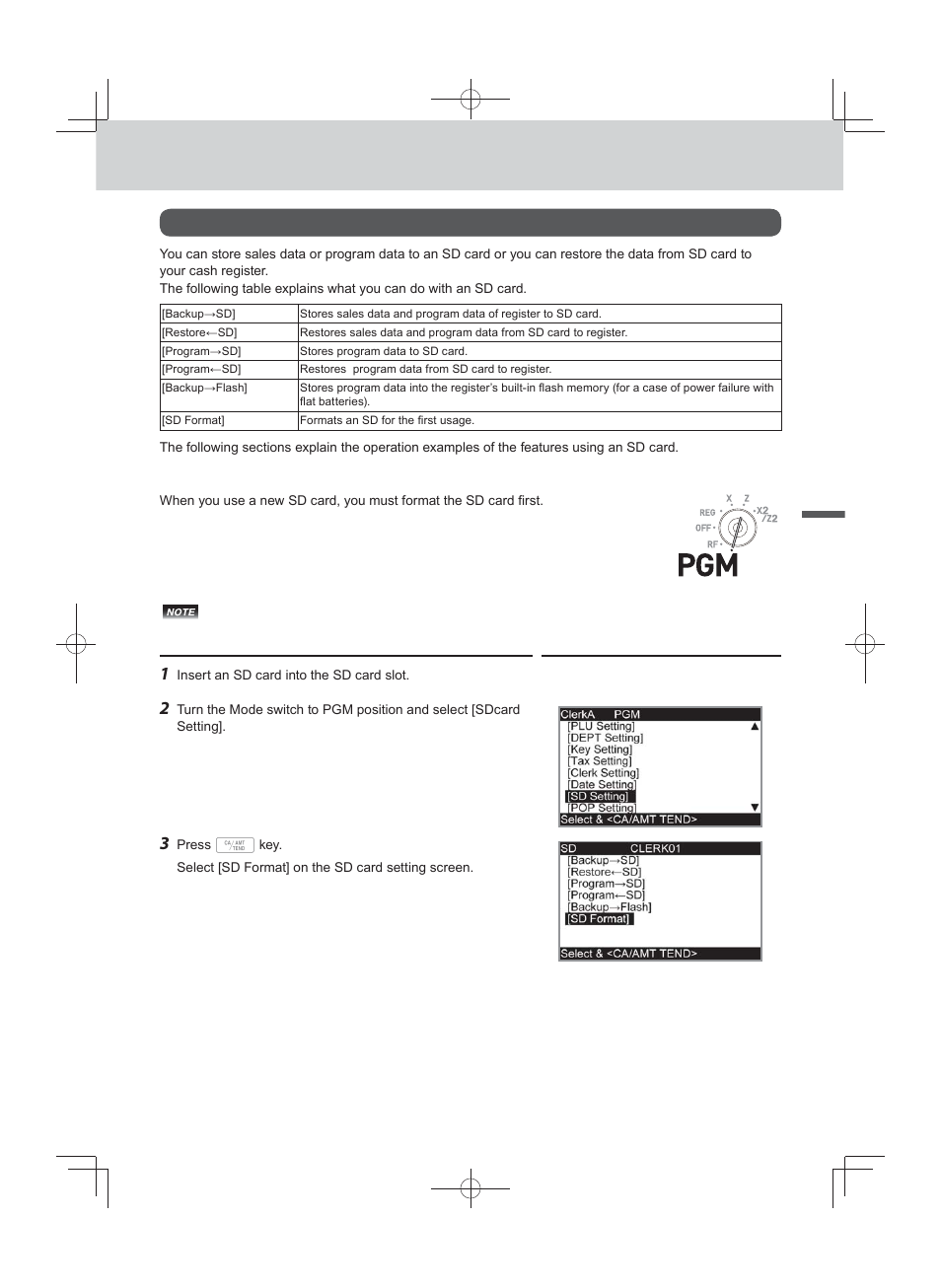 Advanced programmings and registrations | Casio PCR-T500 User Manual | Page 95 / 102