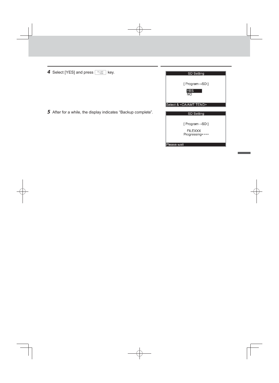 Advanced programmings and registrations | Casio PCR-T500 User Manual | Page 97 / 102