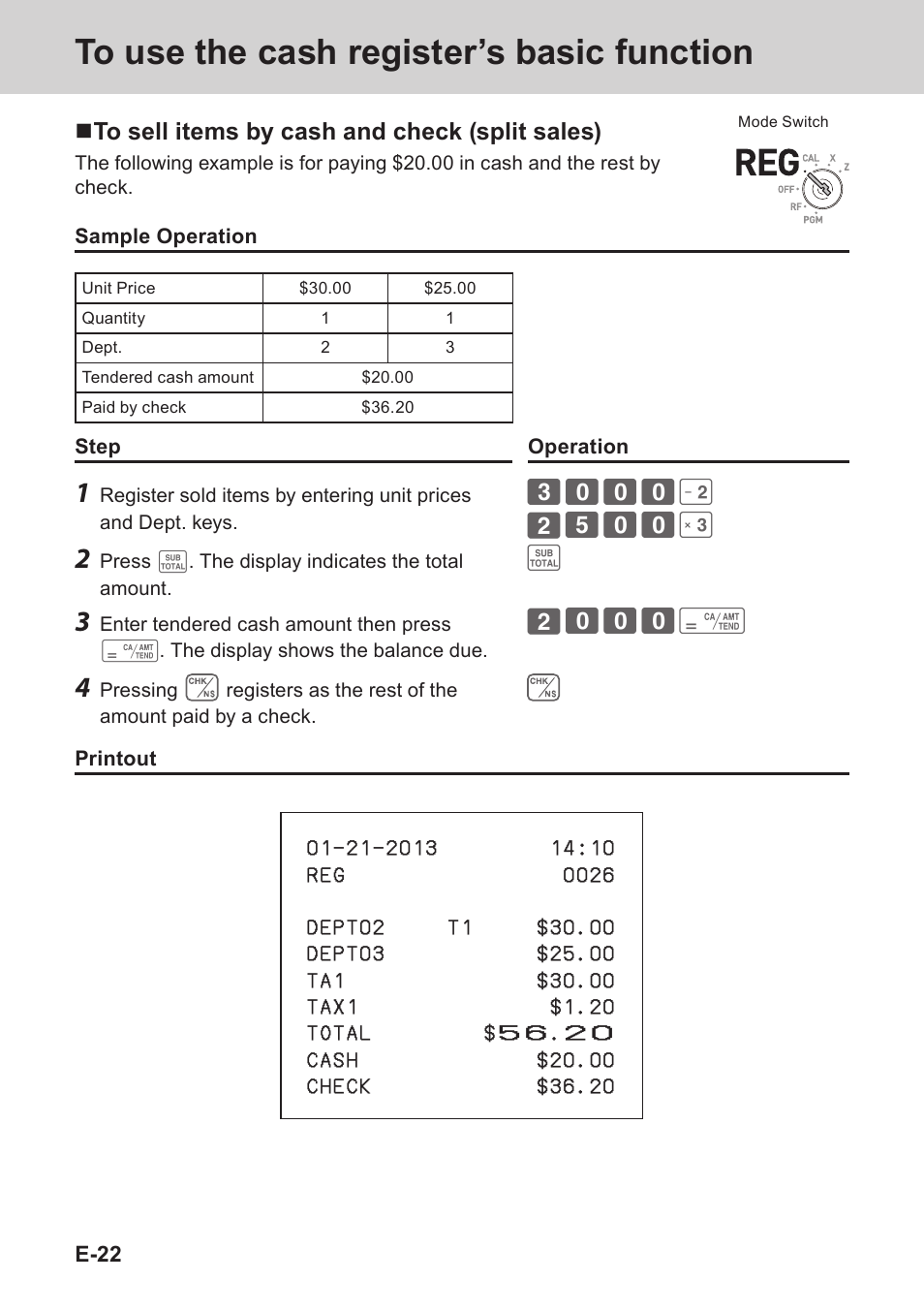 Casio PCR-T273 User Manual | Page 22 / 74