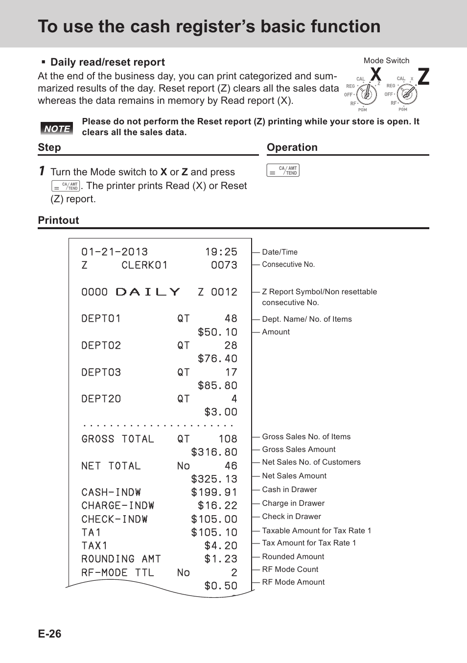 Casio PCR-T273 User Manual | Page 26 / 74