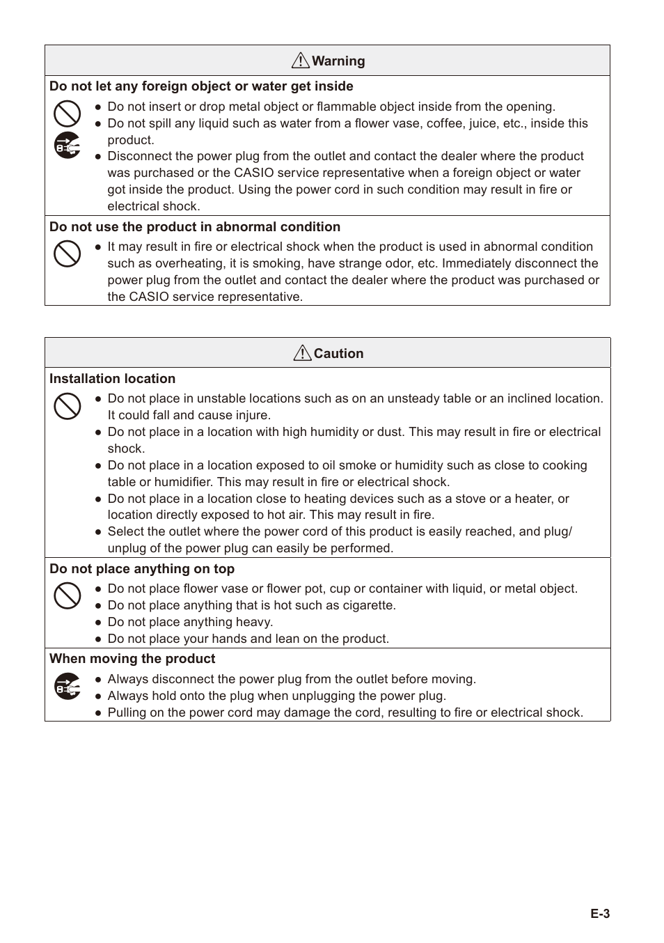 Casio V-R7000 User Manual | Page 5 / 36