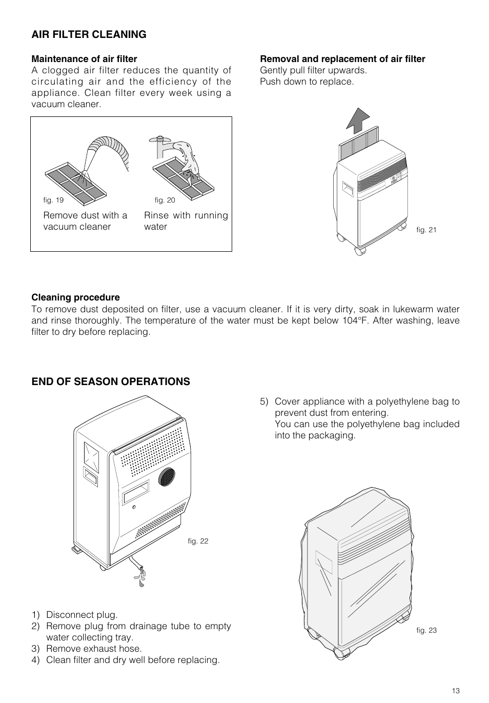 DeLonghi PAC 210 U User Manual | Page 13 / 17