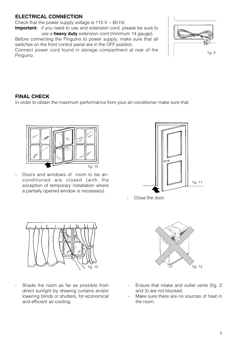 DeLonghi PAC 210 U User Manual | Page 9 / 17