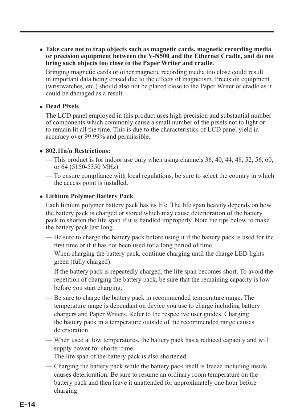 Casio V-N500 User Manual | Page 16 / 246