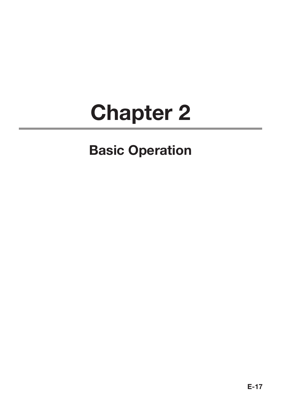 Chapter 2 | Casio V-N500 User Manual | Page 19 / 246