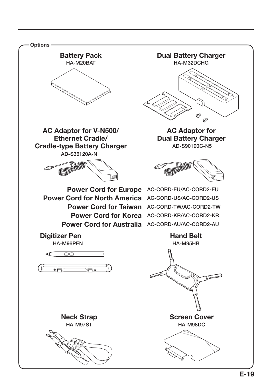 Casio V-N500 User Manual | Page 21 / 246