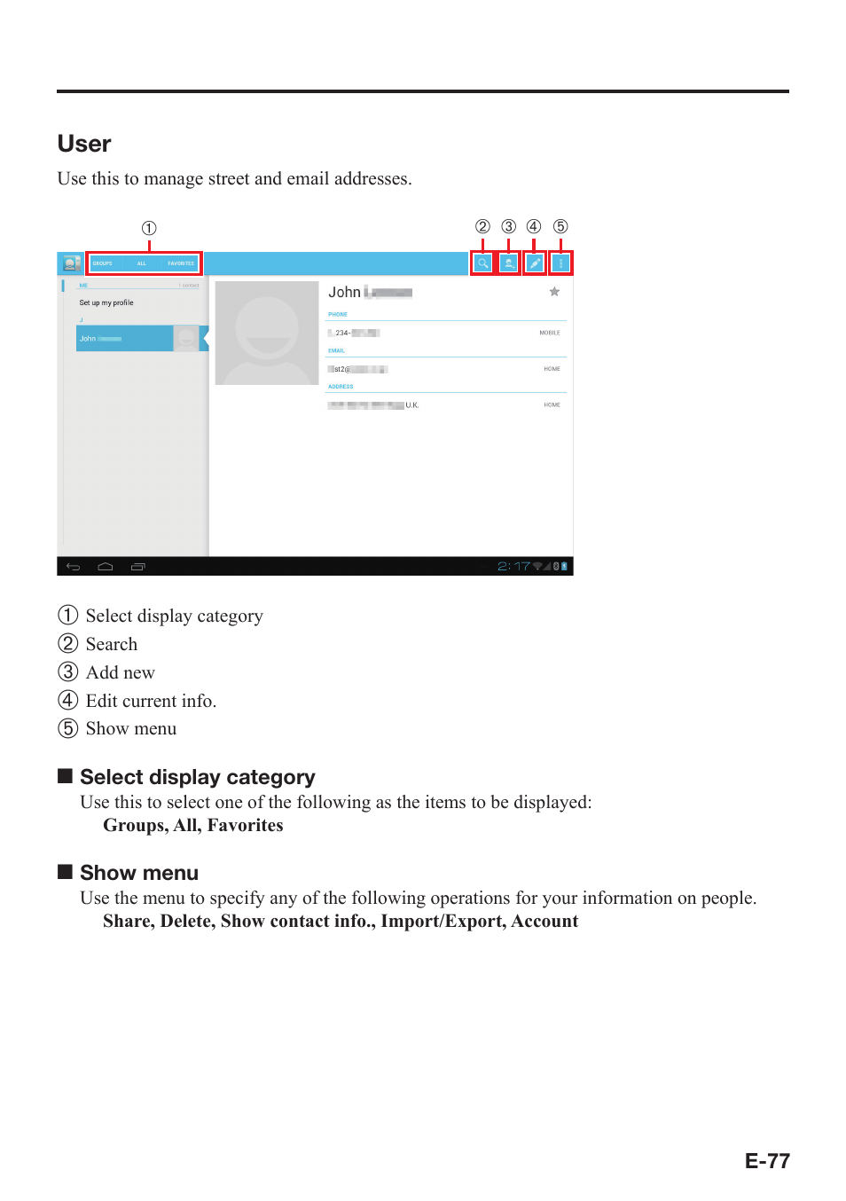 Casio V-N500 User Manual | Page 79 / 246