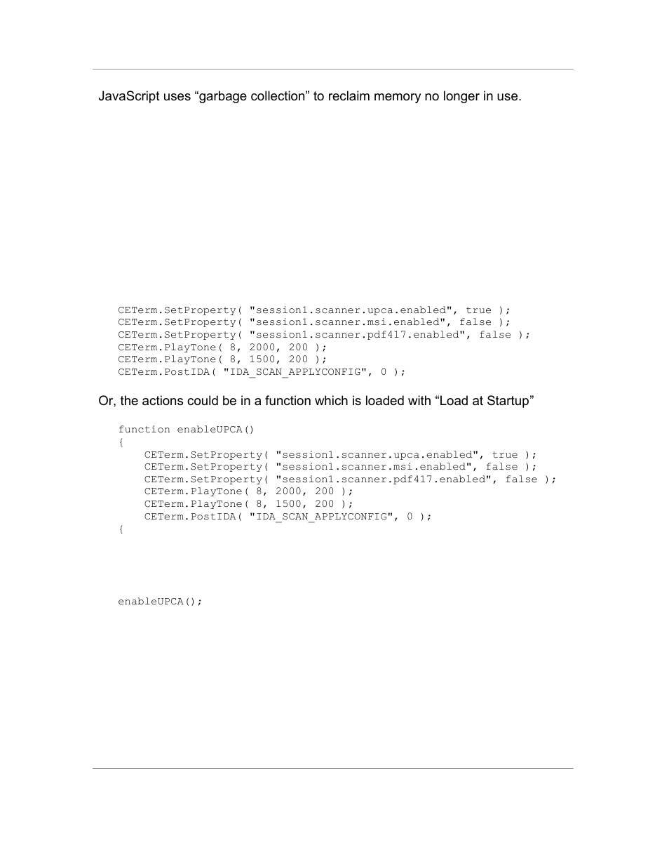 2 encapsulate code in functions | Casio Naurtech CETerm Ver.5.5 Scripting Guide User Manual | Page 119 / 164