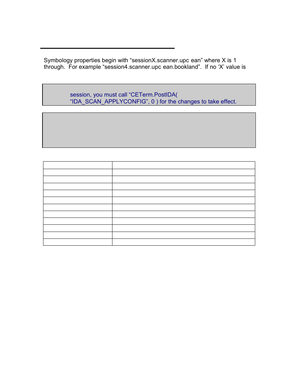 Upc-ean general symbology properties | Casio Naurtech CETerm Ver.5.5 Scripting Guide User Manual | Page 138 / 164