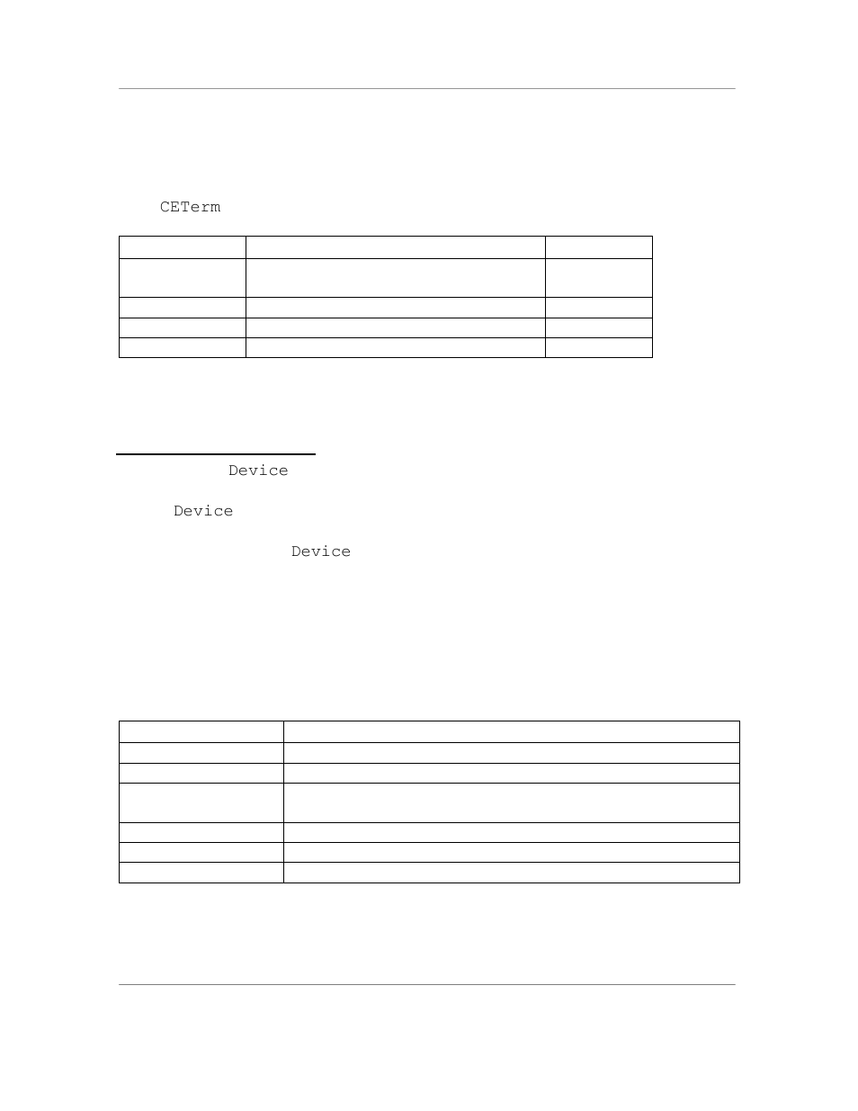 Properties, 2 the device object, Methods | Property description values, Method action | Casio Naurtech CETerm Ver.5.5 Scripting Guide User Manual | Page 30 / 164