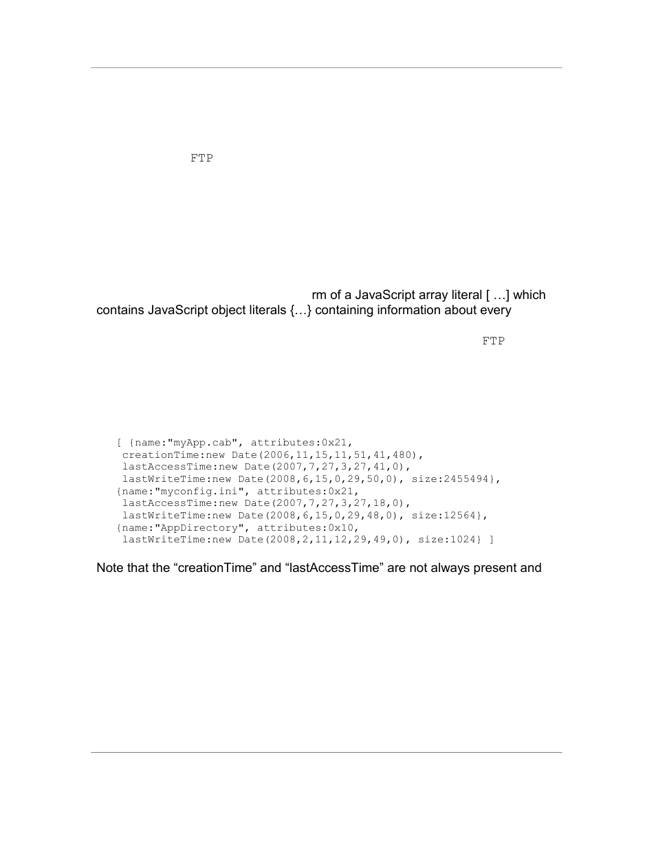 Directory = getdirectory ( ), Filelist = listfiles ( pattern ), Status = login ( hostname, username, password ) | Casio Naurtech CETerm Ver.5.5 Scripting Guide User Manual | Page 48 / 164