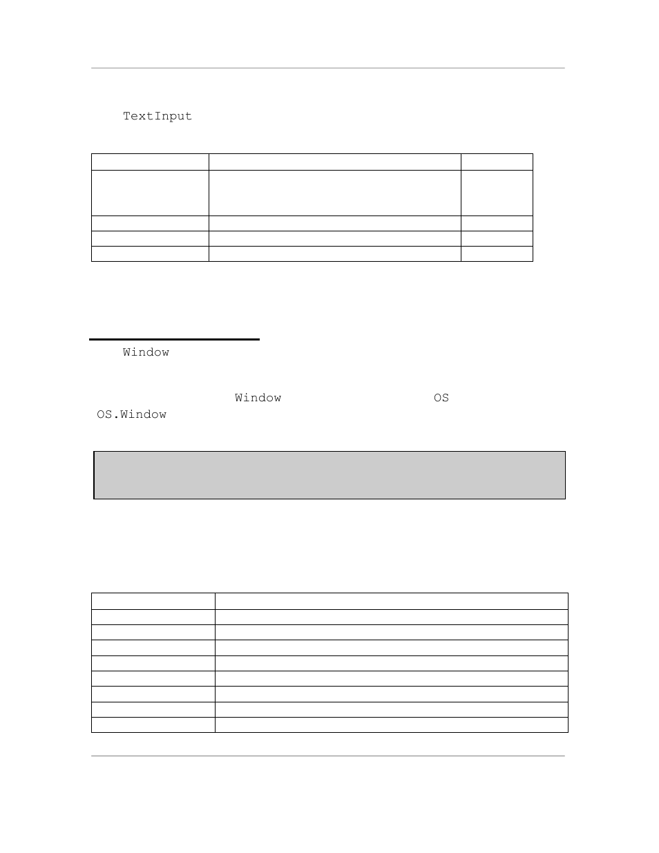 Properties, 18 the window object, Methods | Casio Naurtech CETerm Ver.5.5 Scripting Guide User Manual | Page 77 / 164